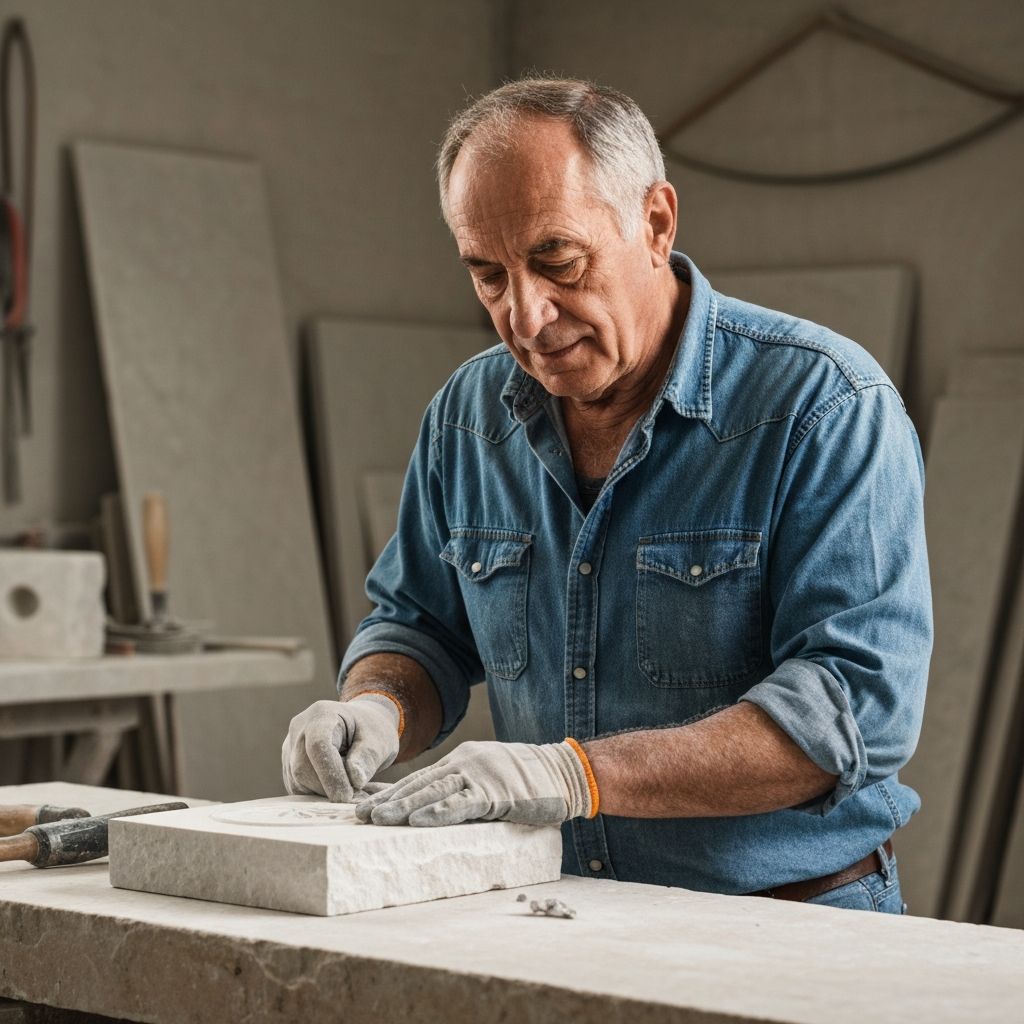 Master craftsman at work