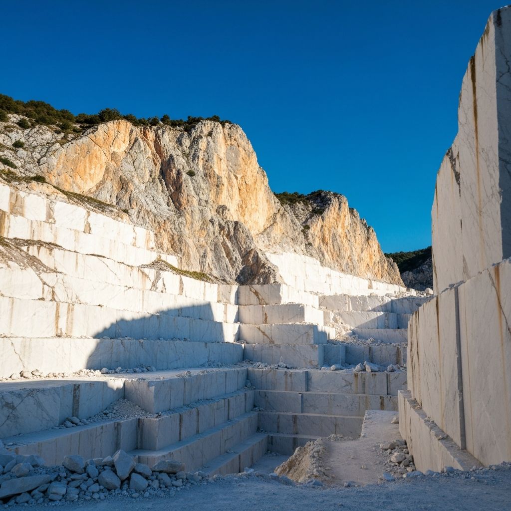 Marble quarry in Italy